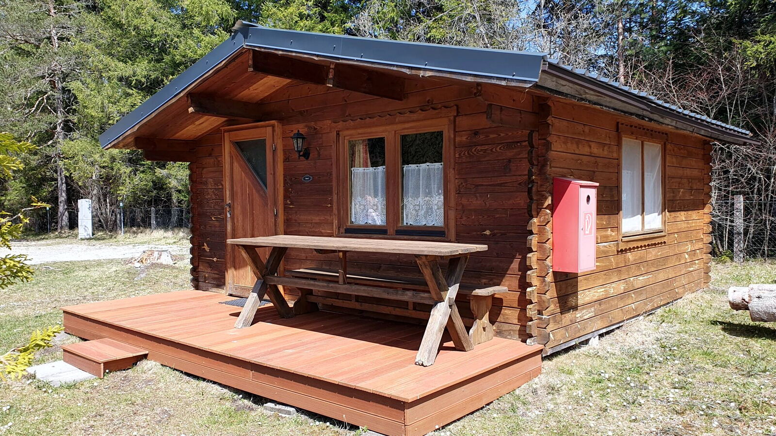 Hütte Tina von außen